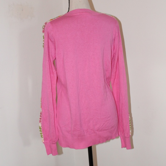 Belle By Kim Gravel, Square Crochet Sleeve sweater NWOT - Picture 7 of 14